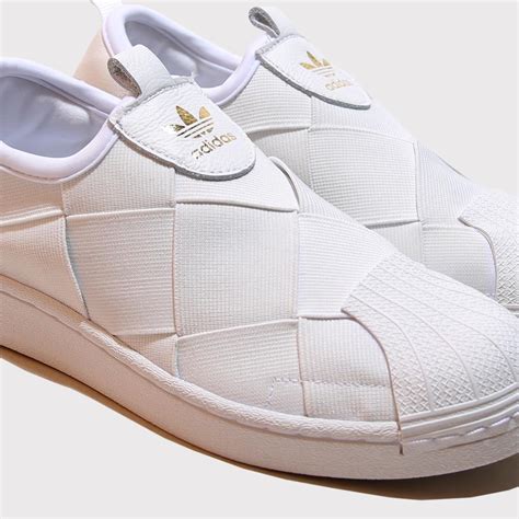 adidas tênis superstar slip on feminino branca mulher originals